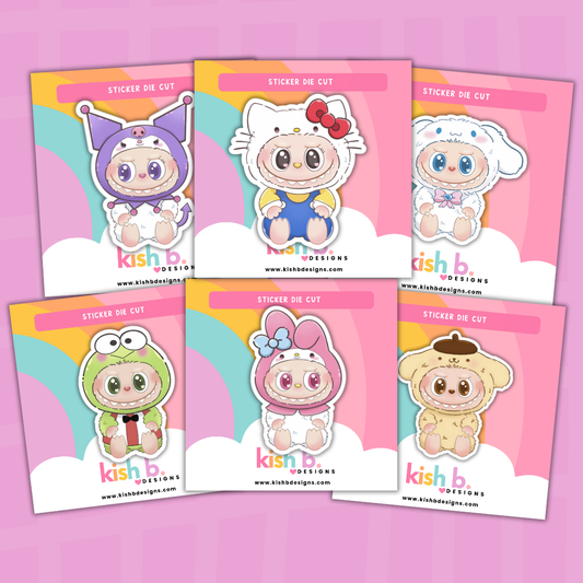Hello Monsters | Sticker Die Cuts