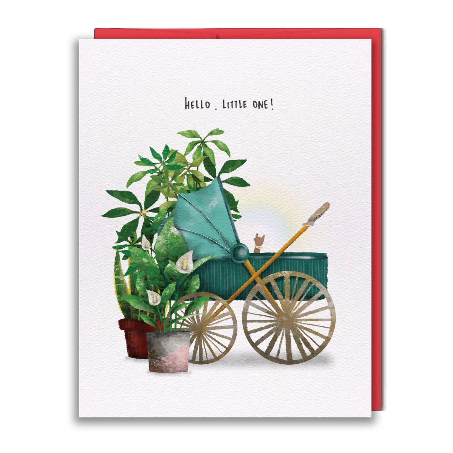 Greeting Card - Baby Pram