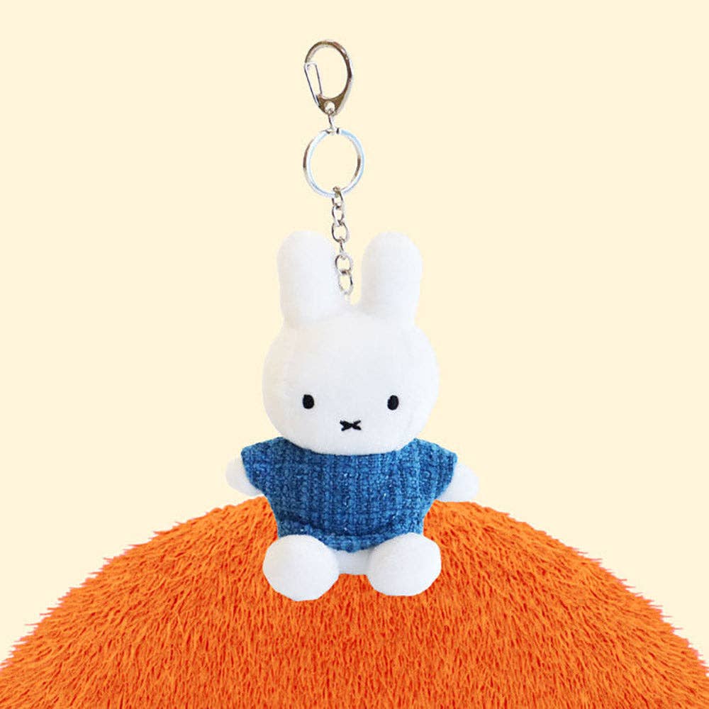 Classic Miffy Stylish tweed twist Shirts Plush Bag Charm