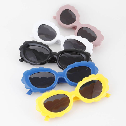 Flower Cloud Round Sunglasses