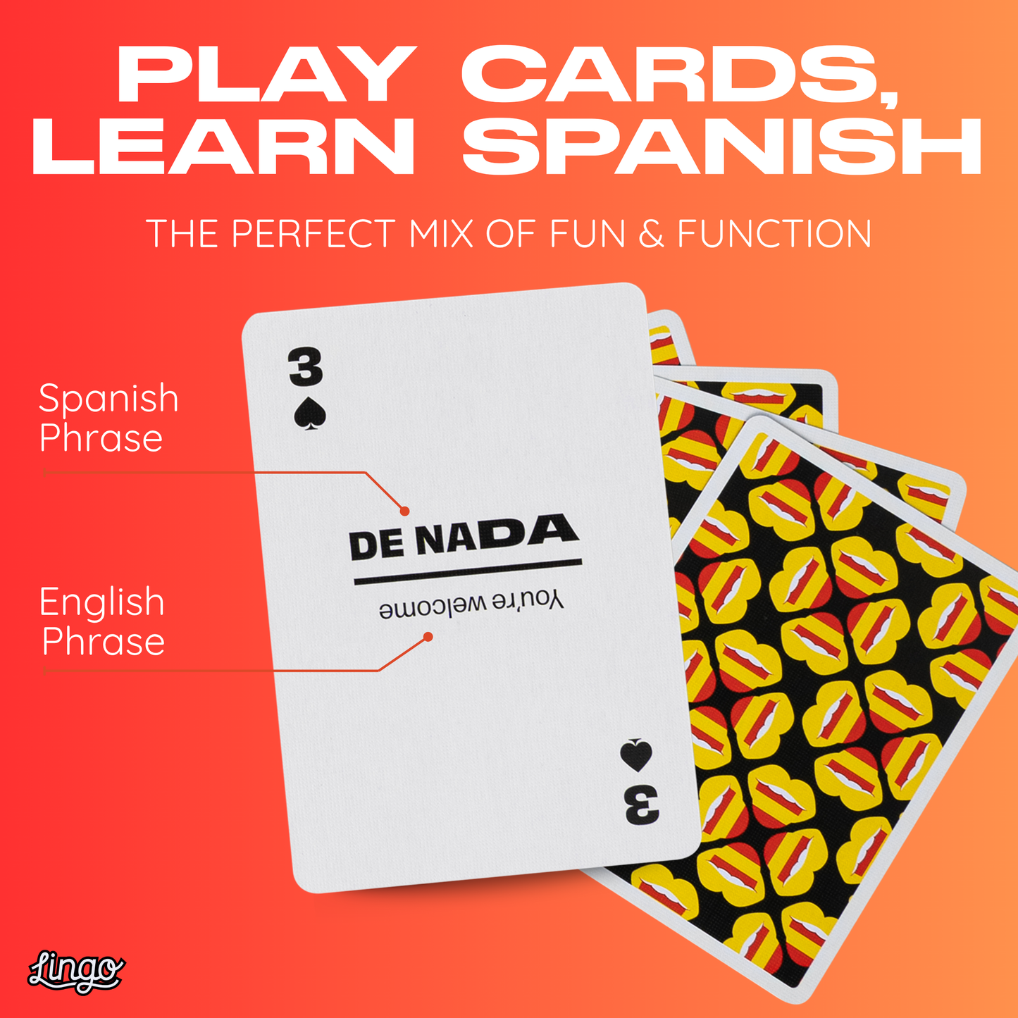 Spanish Travel Playing Cards in Tin Travel Case