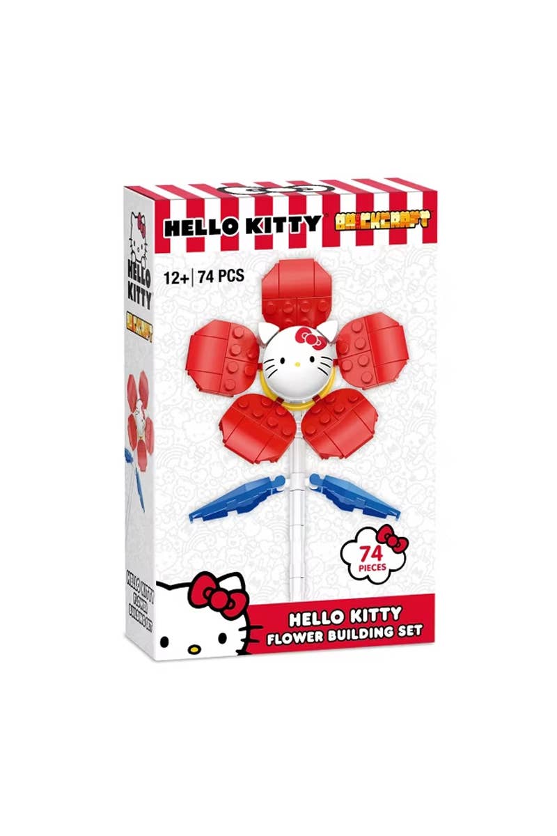 Brickcraft Hello Kitty Flower Build Set