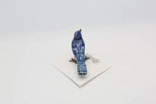 Load image into Gallery viewer, Mischief Bluejay Porcelain Miniature
