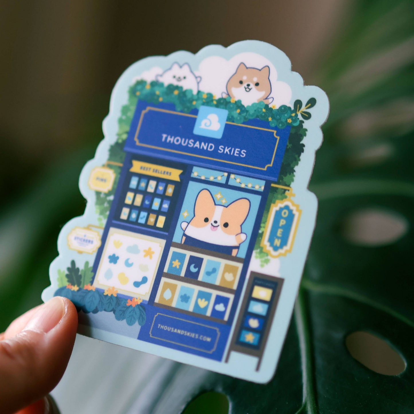 Vinyl Sticker Little Kiosk
