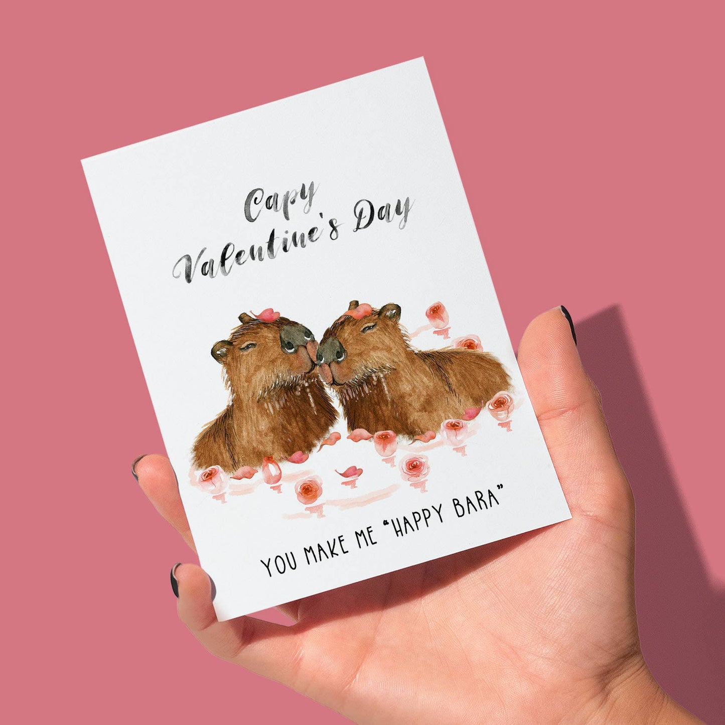 Capy Valentine's Day - Funny Valentines Day Card