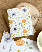 Load image into Gallery viewer, Flower Wedding Congratulations Card *Foil Stamped*
