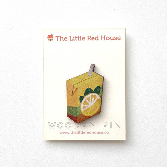 Lemon Tea Wooden Pin