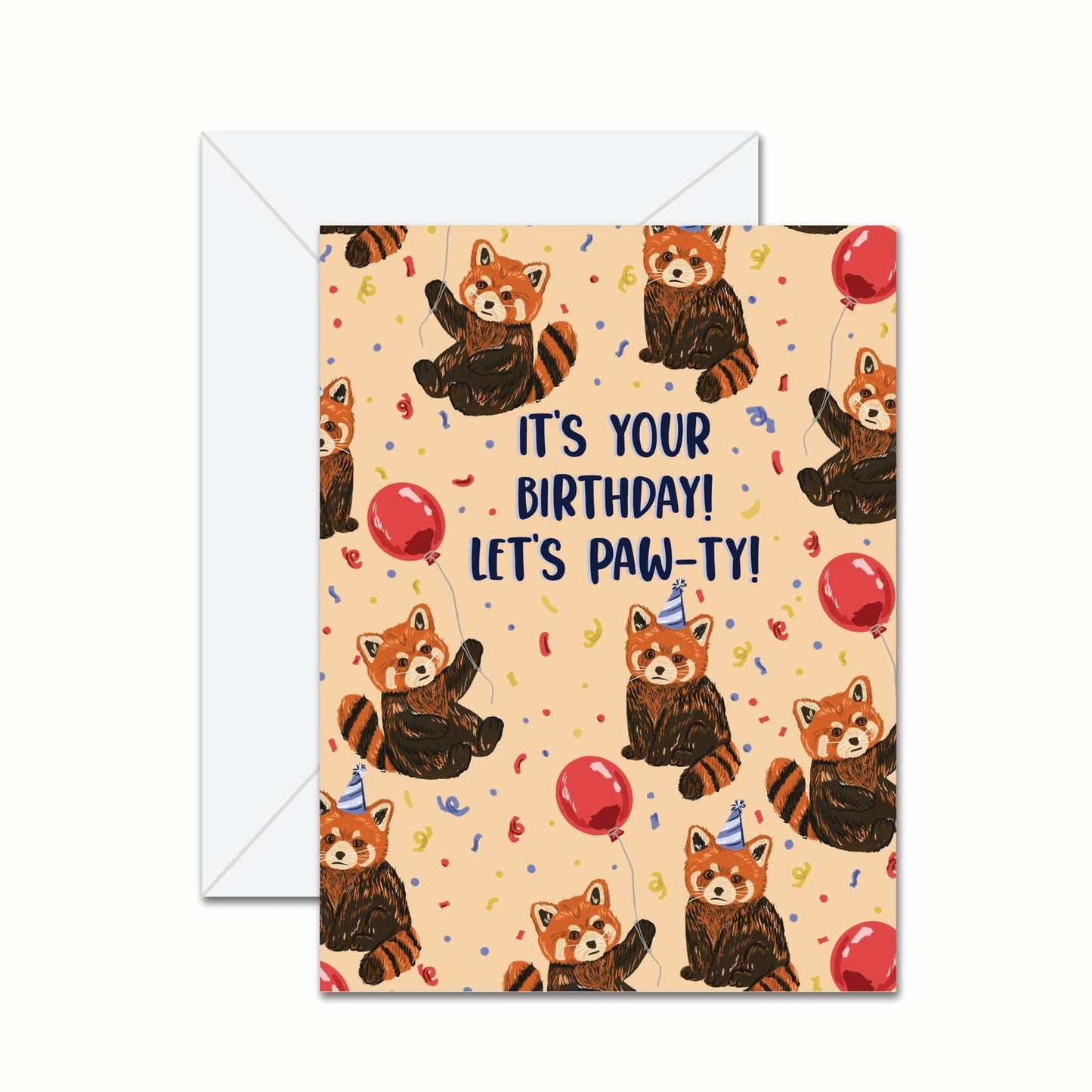It's Your Birthday! Let's Paw-ty! - Greeting Card