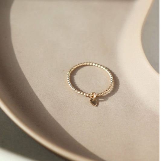Heart Charmed Ring I Valentine's Day Jewelry