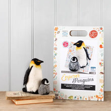 Load image into Gallery viewer, Emperor Penguins Needle Felting Craft Kit
