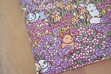 Load image into Gallery viewer, Noristudio Bunny Meadow RFID Blocking Passport Wallet
