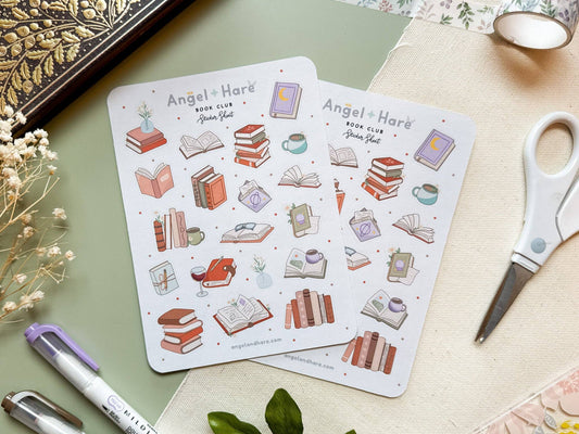 Book Club Sticker Sheet