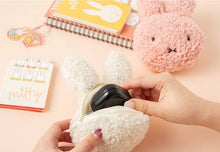 Load image into Gallery viewer, Miffy Fluffy 3D Face Multi Pouch Purse
