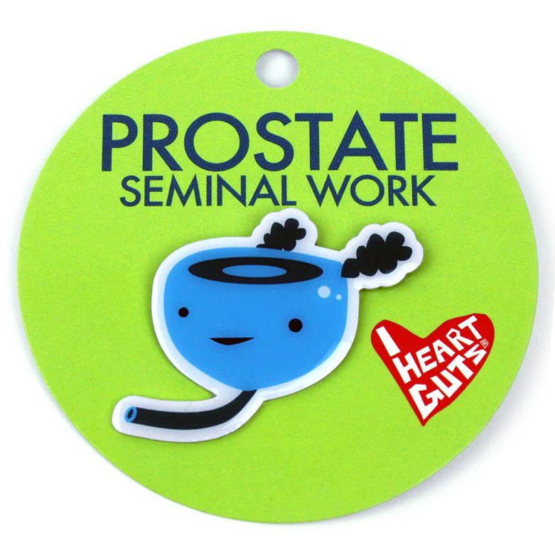 Prostate Lapel Pin - A Seminal Work