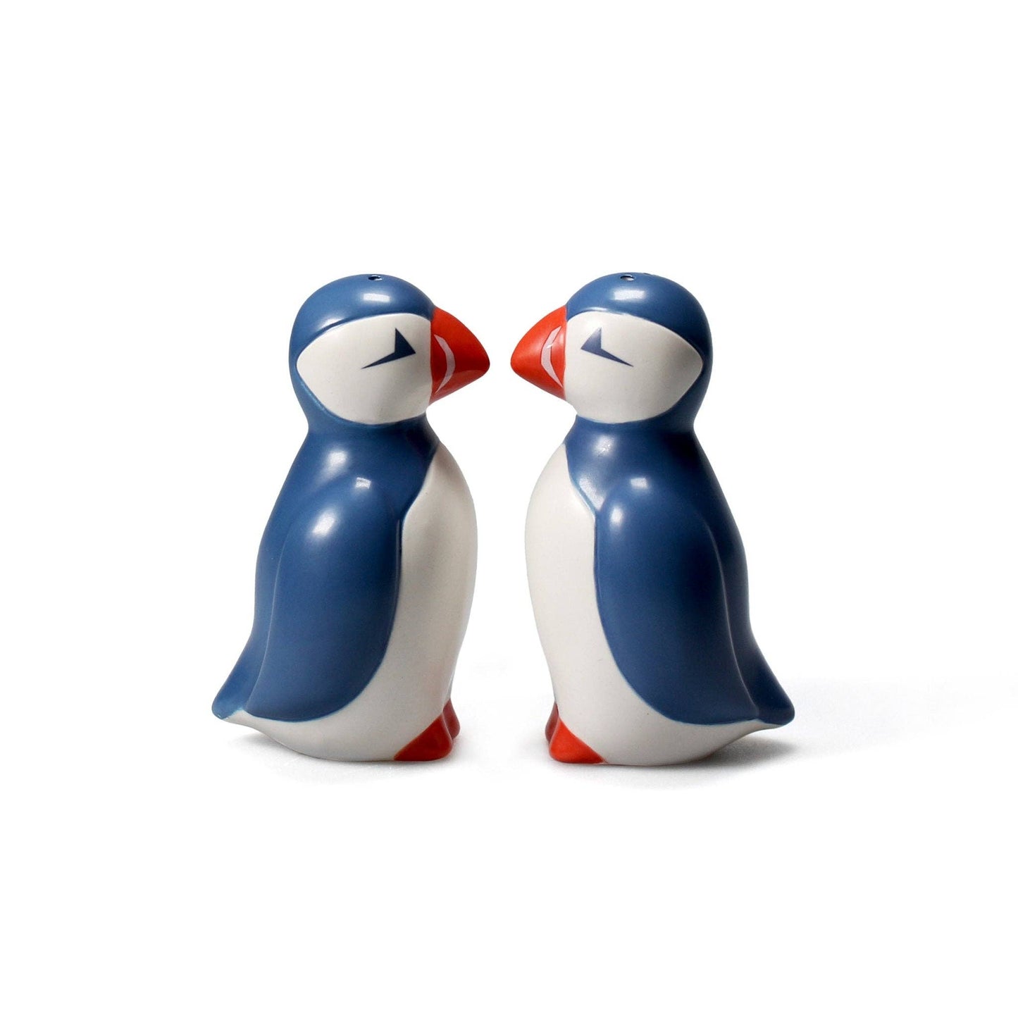 Ceramic Salt & Pepper Shakers Coastal Puffins
