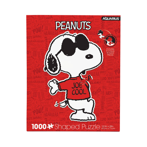 Peanuts Joe Cool Shaped 1000 Piece Jigsaw Puzzles - Front & Company: Gift Store