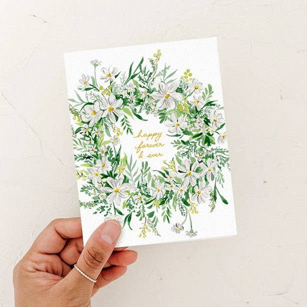 Happy Forever & Ever Wedding Card