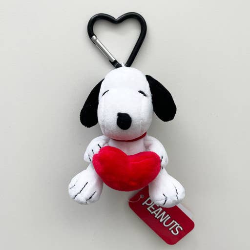 Peanuts Snoopy give you Heart Key Chain Bag Charm heart Ring