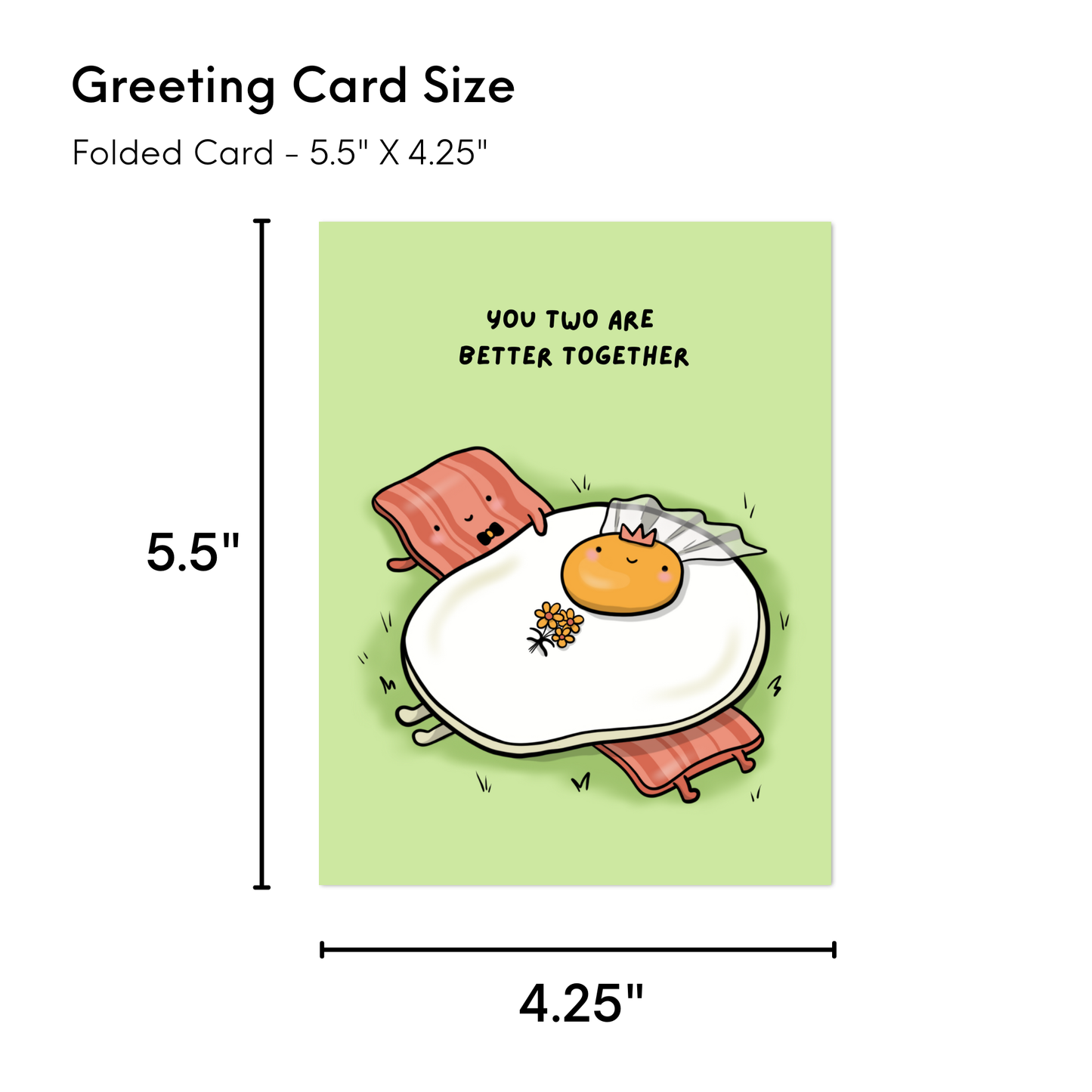 Funny Wedding Couples Engagement Card (Better Together)