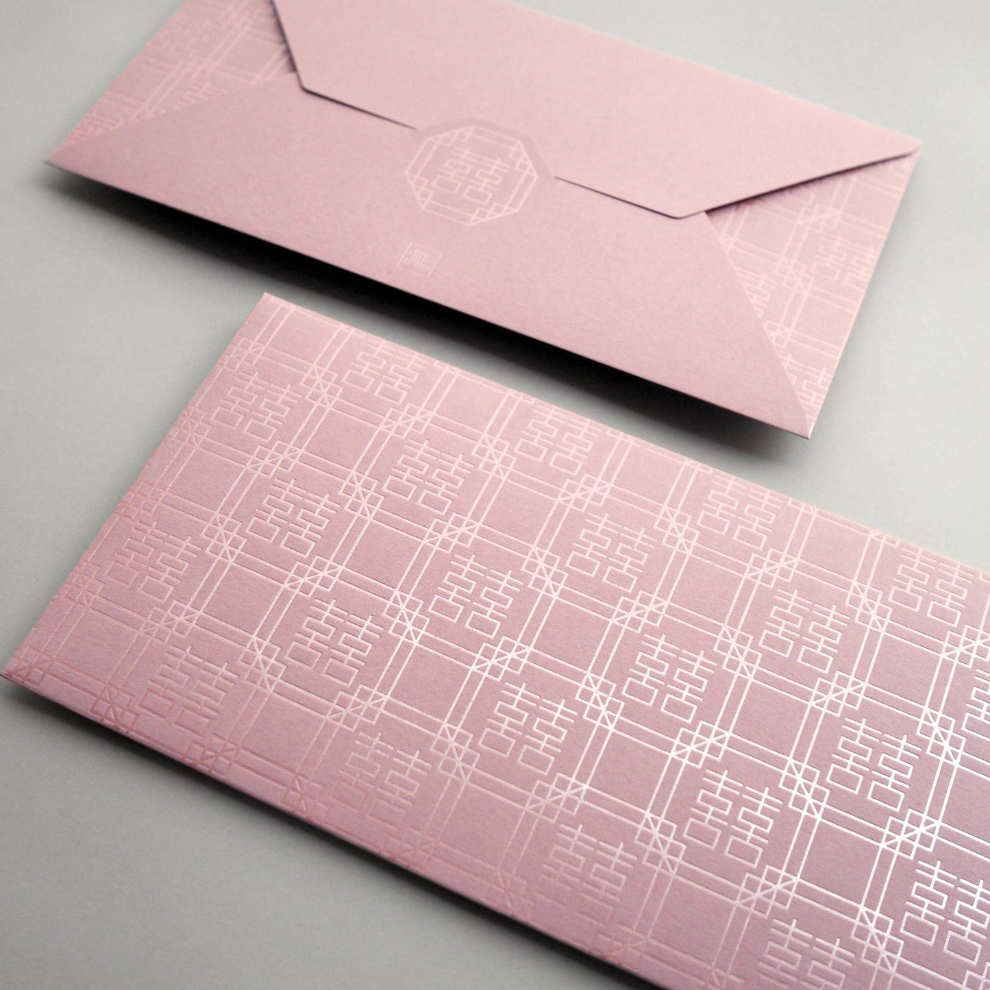 Double happinese envelope pink