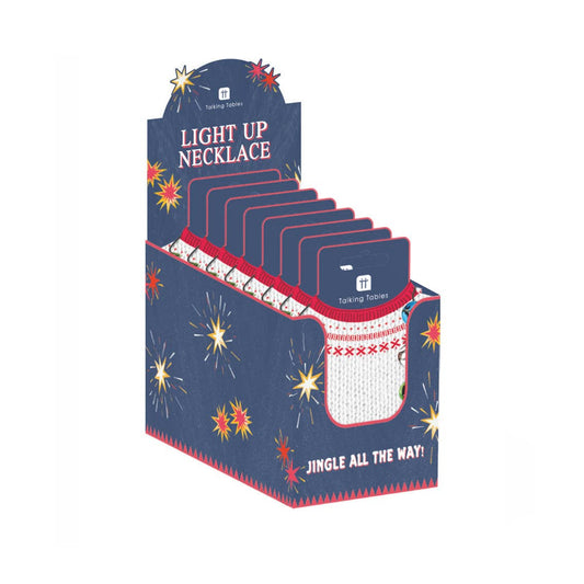 Retro Light Up LED Bell Necklace | christmas|