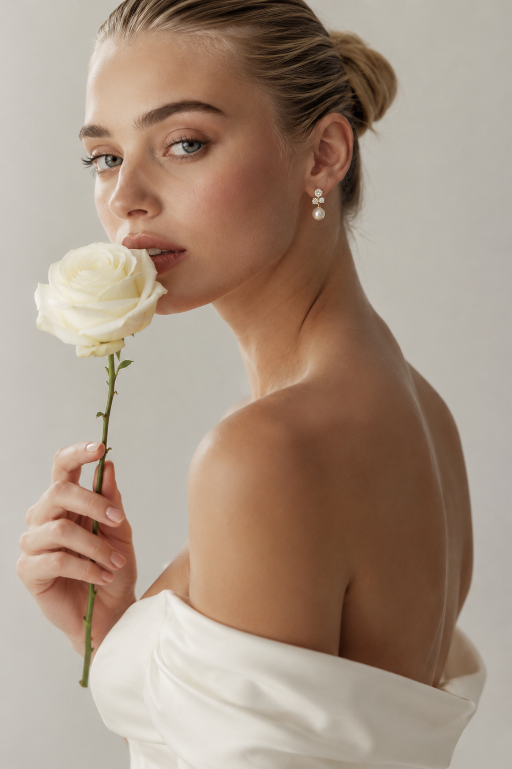 DAHLIA STUD EARRINGS
