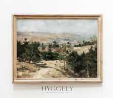 Load image into Gallery viewer, Vintage Earth Tone Painting | Landscape Field Art Print L126
