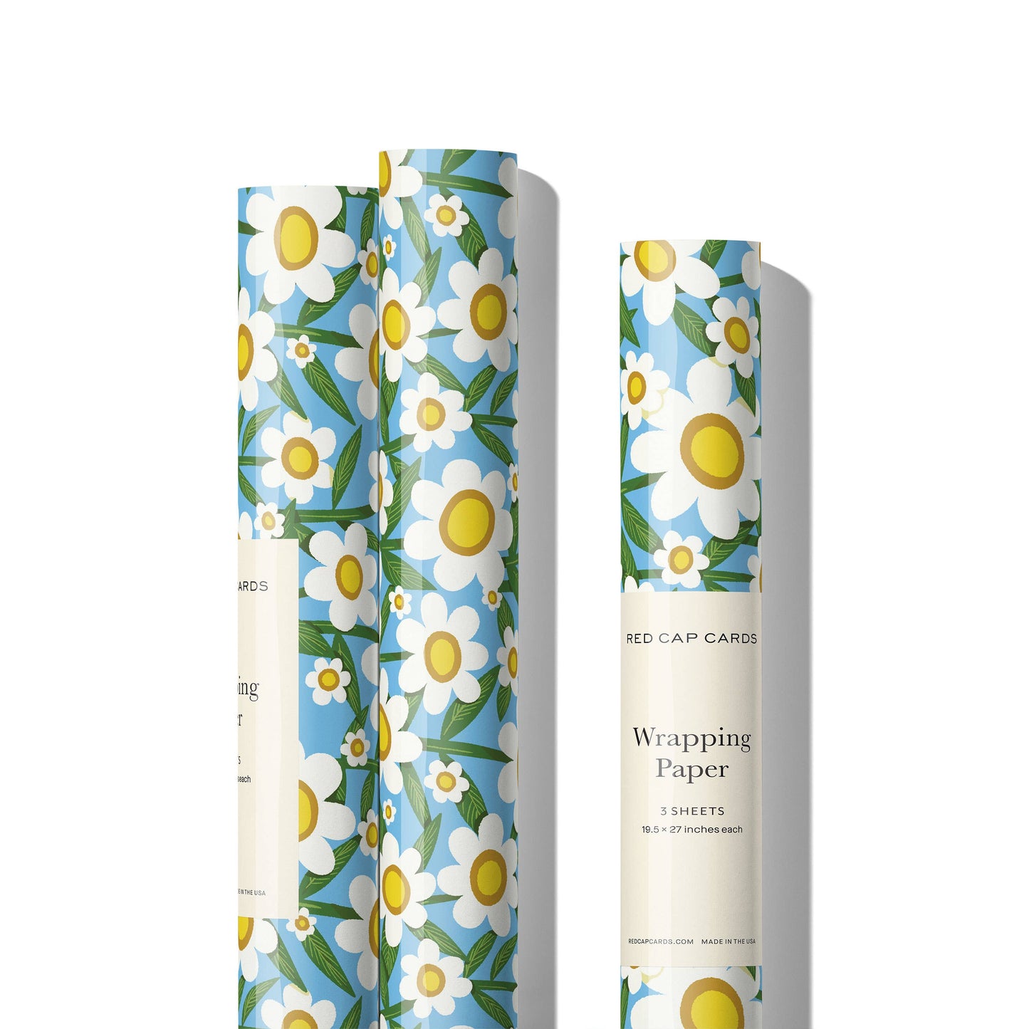 Seventies Daisy wrapping paper