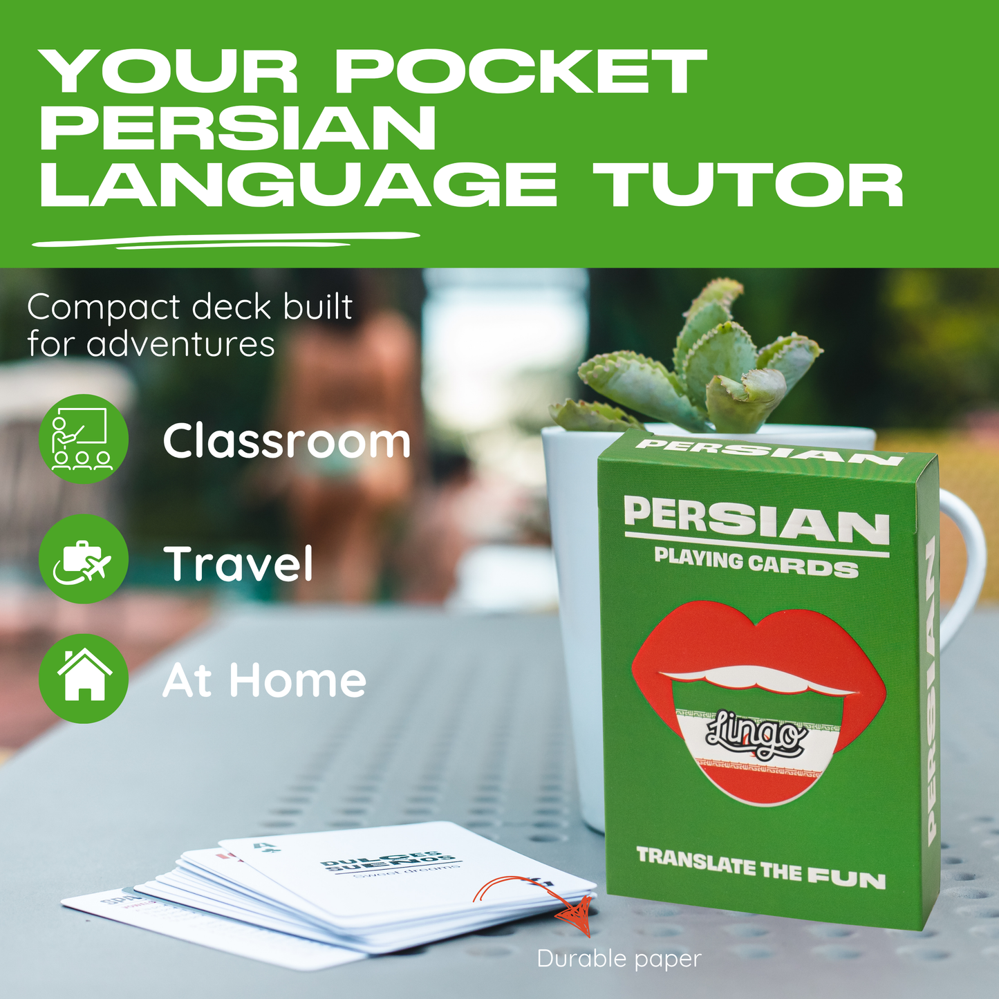 Persian Lingo Playing Cards