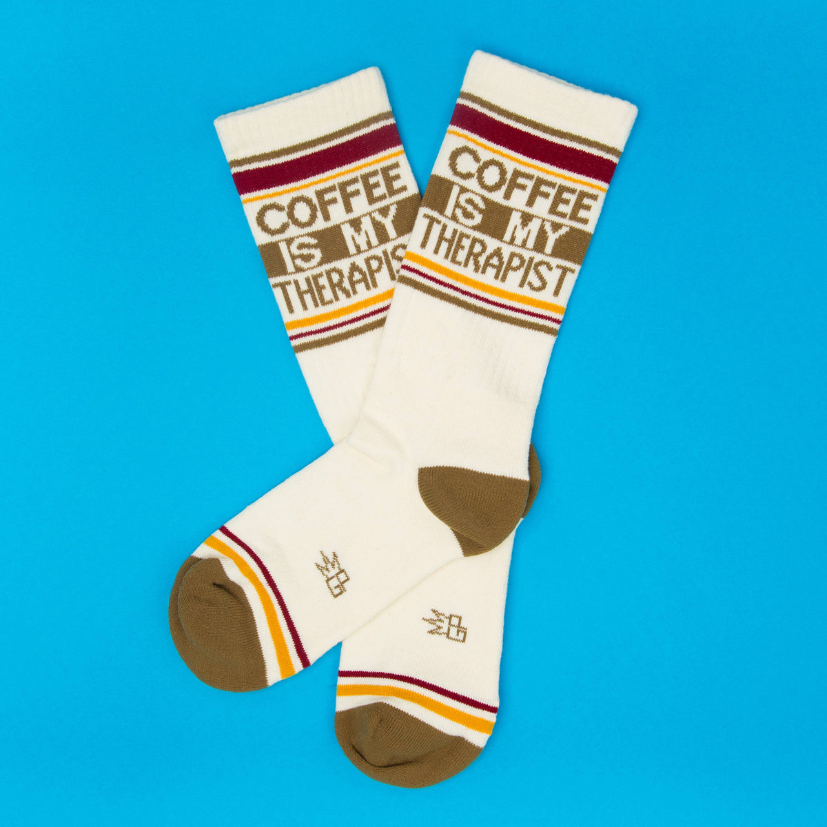 Coffee Is My Therapist Gym Crew Socks
