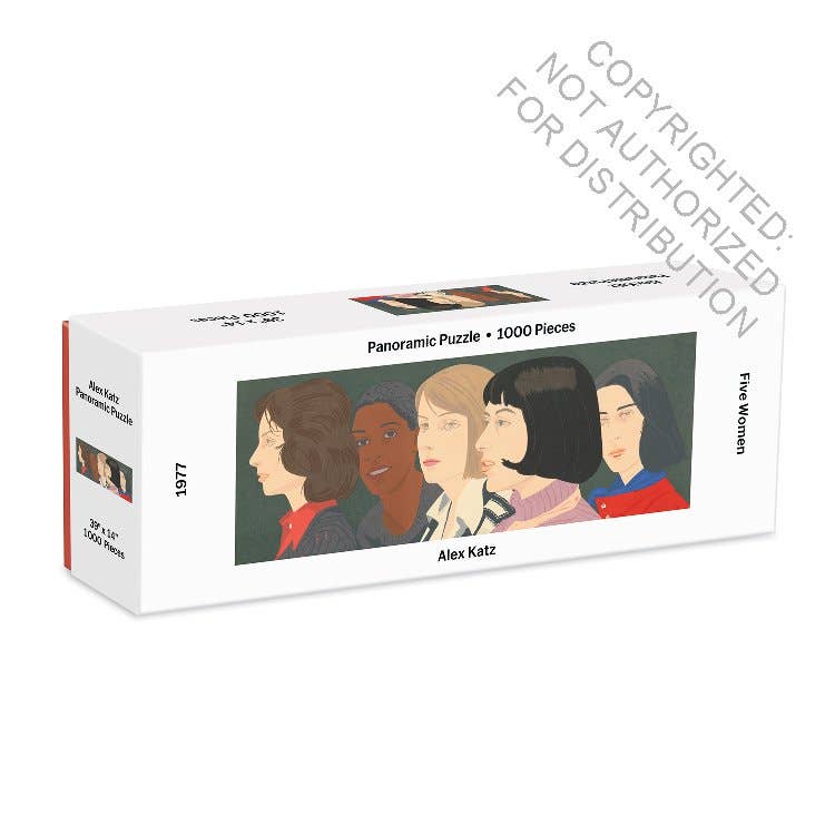 MoMA Alex Katz Five Women Panoramic Puzzle