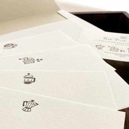 Notecard set - but first, coffee