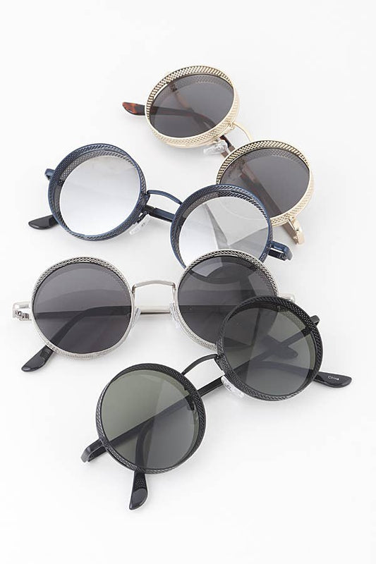 Tin Rim Round Sunglasses
