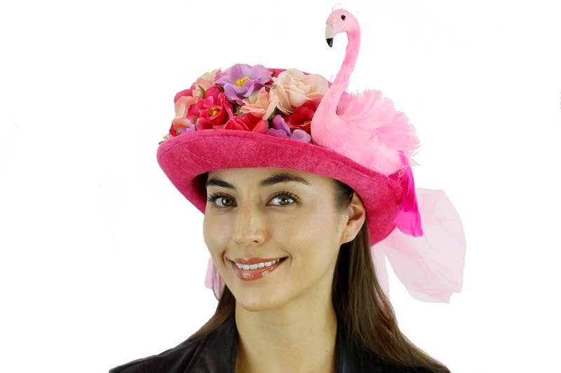 Pink Flamingo Top Hat