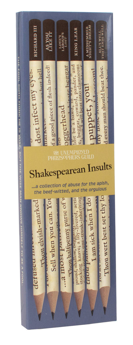 Shakespearean Insults Pencil Set