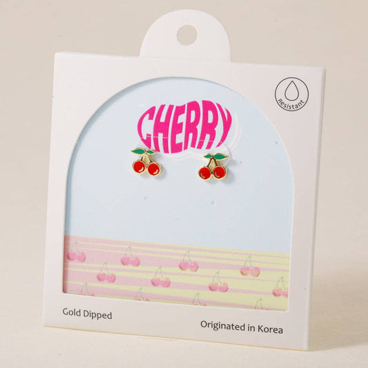 Cherry Cheery, earrings