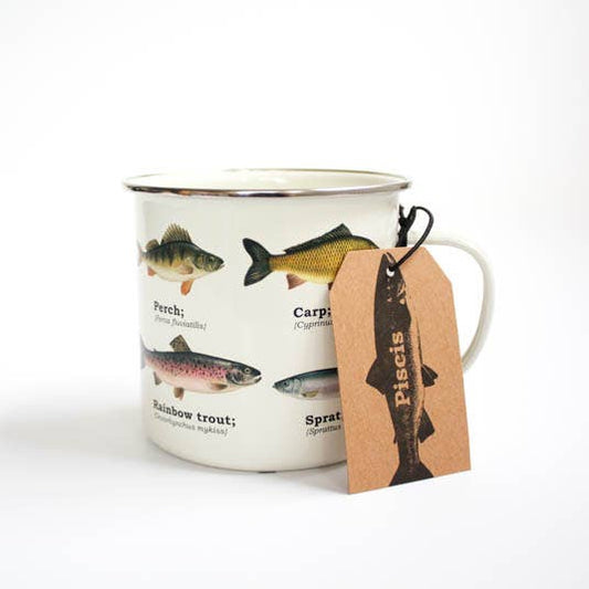 Enamel Mug - Multi Fish