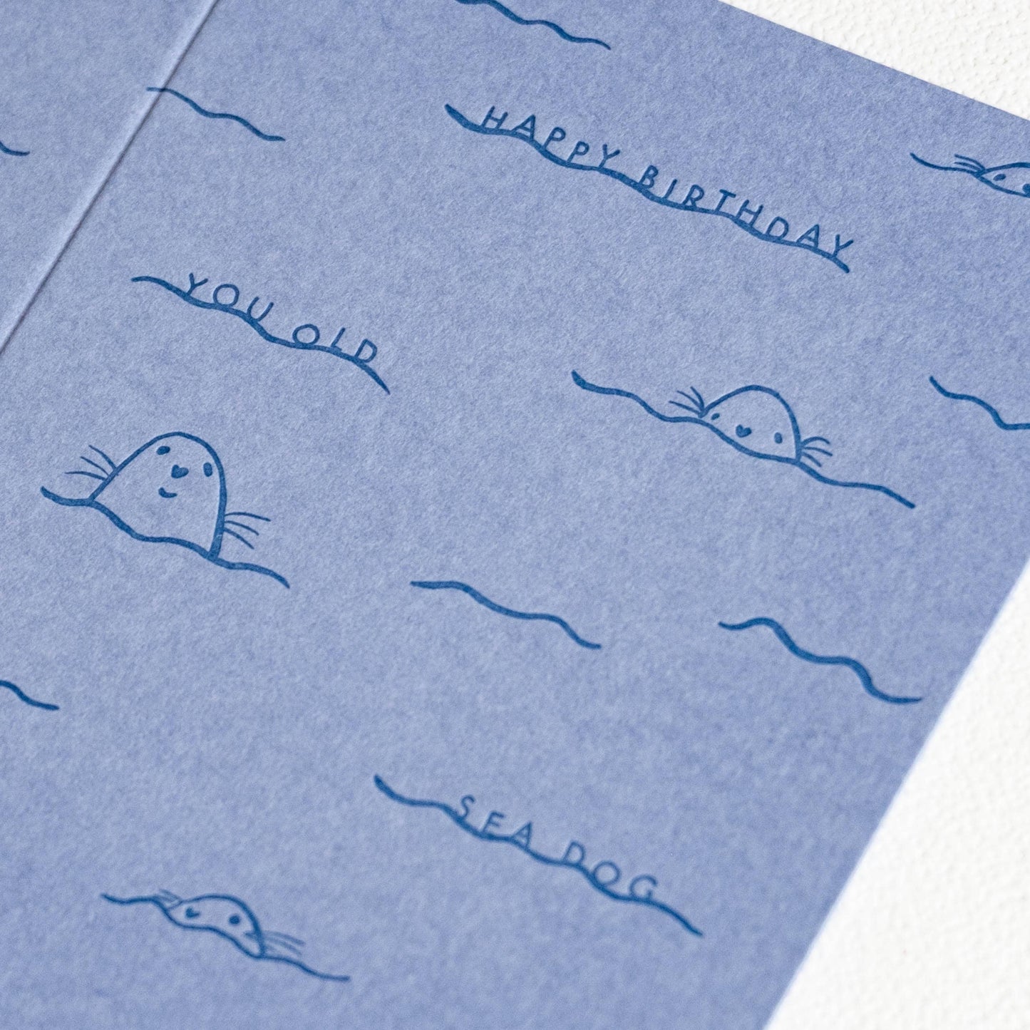 Birthday Sea Dog | Letterpress Card