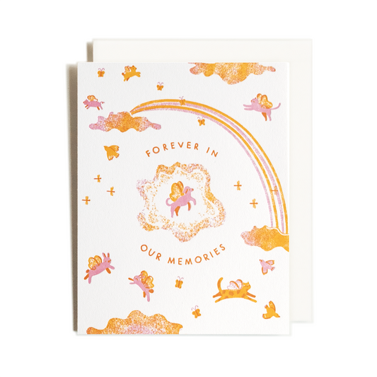 Forever Memories | Pets | Letterpress Card