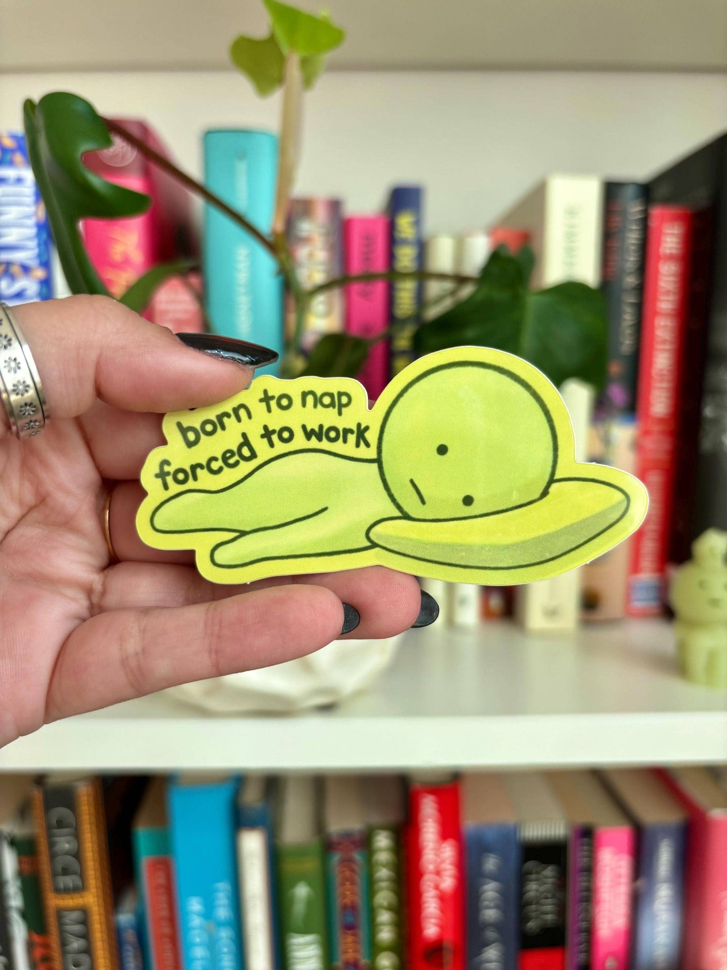 Green Guy Vinyl Smiski Waterproof Stickers for Various Uses