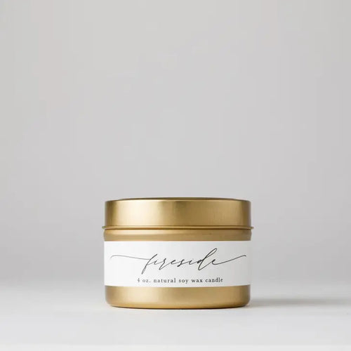 Fireside : Tin Soy Candle - Front & Company: Gift Store