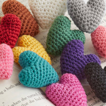 Load image into Gallery viewer, Mini Hearts Crocheted, Valentine&#39;s Day, Gift For Her, Love
