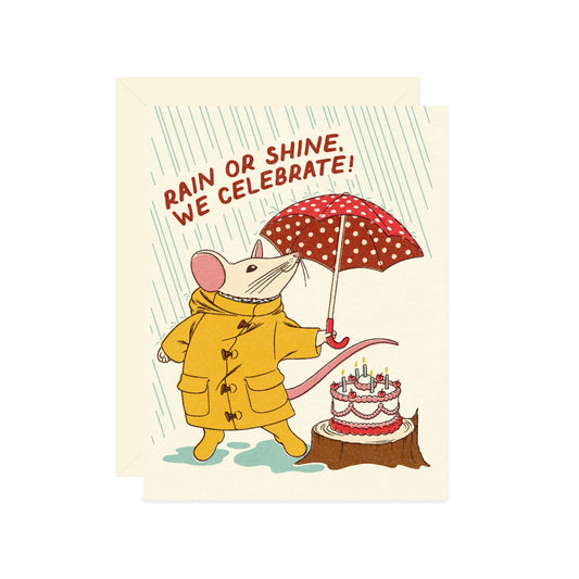 Rain or Shine Birthday Card