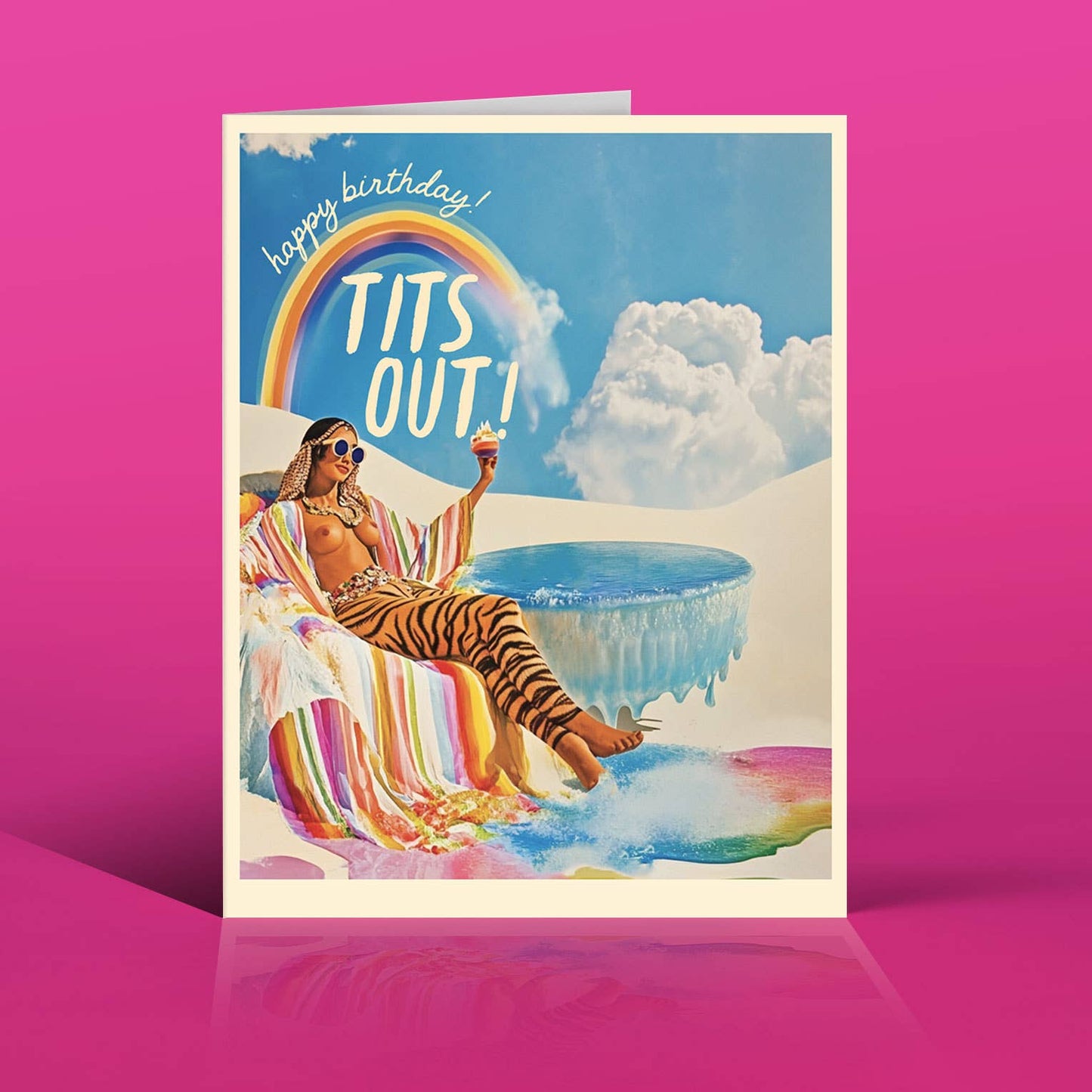 TIGER RAINBOW GIRL birthday fantasy