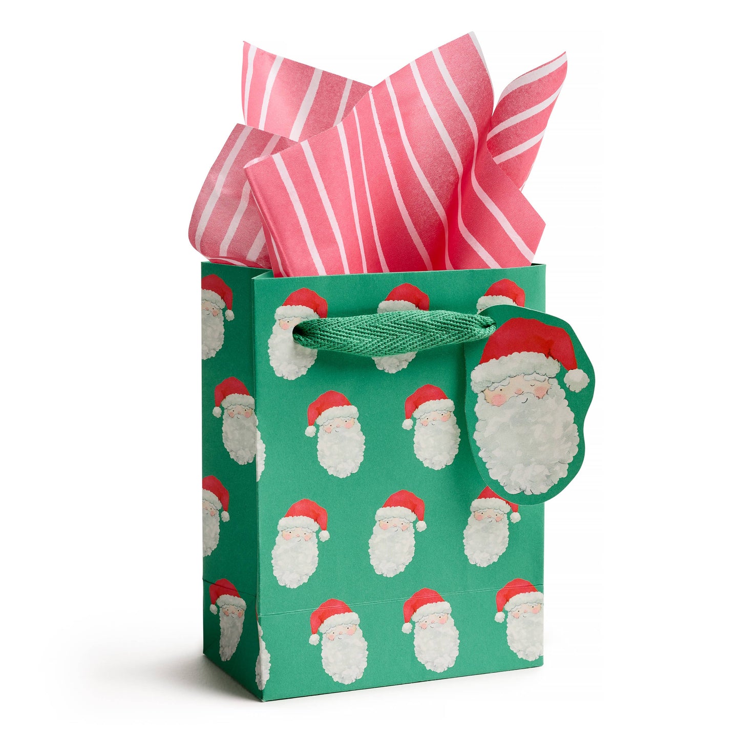 Vintage Santa Gift Bag - Small