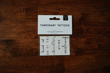 Load image into Gallery viewer, Self Love Affirmation Temporary Tattoos
