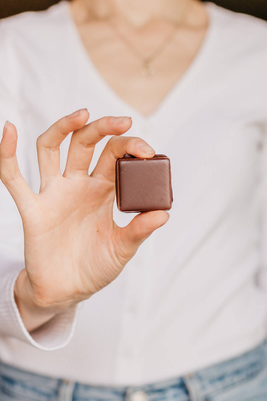 Dark Chocolate Hazelnut Squares