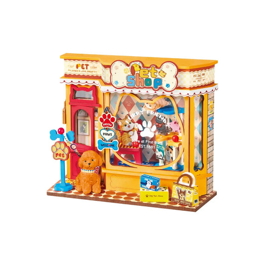 DIY Miniature House Kit: Pet Shop