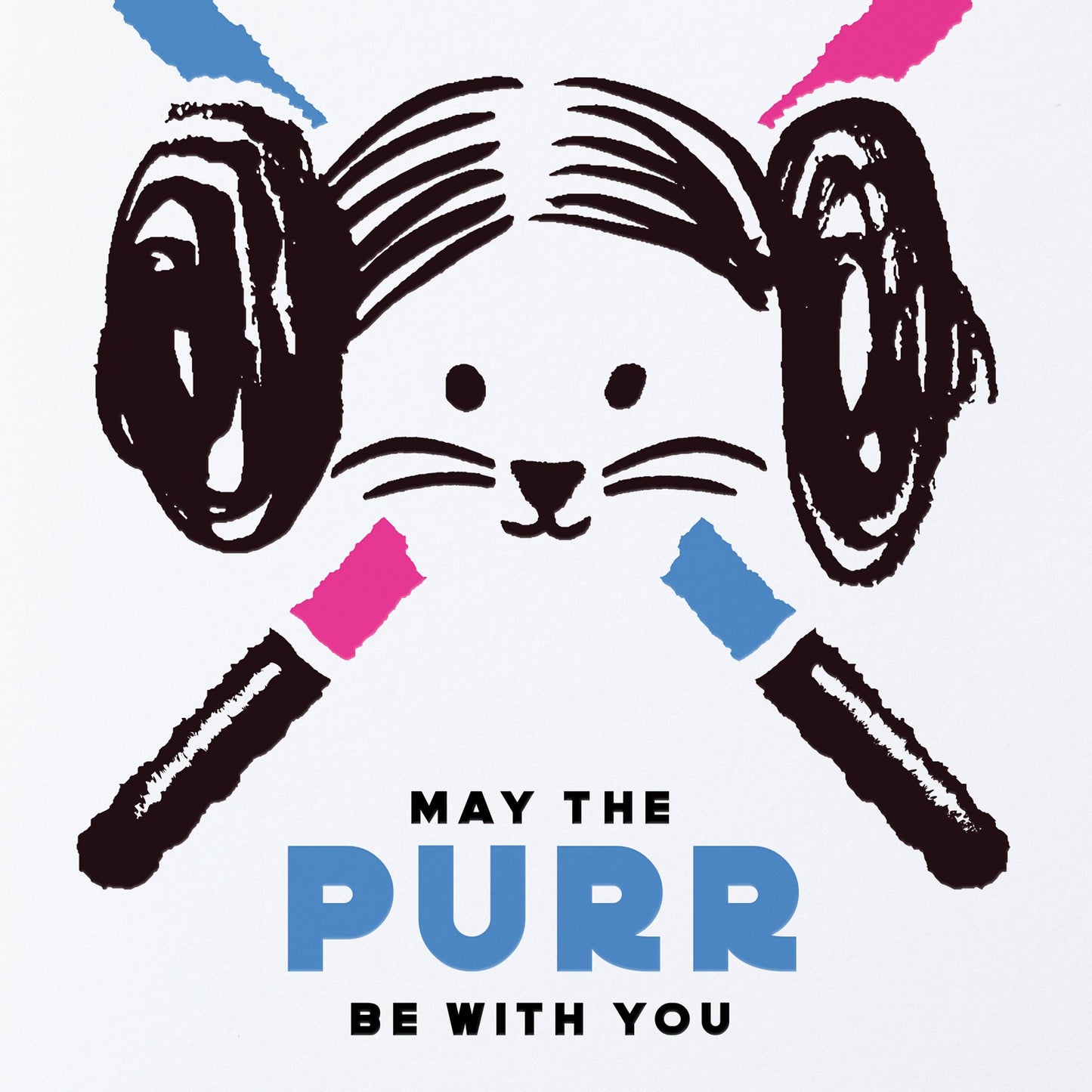 May the Purr Be With You Card