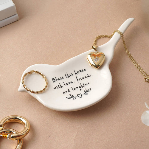 Send With Love Bird Ring Dish - Front & Company: Gift Store